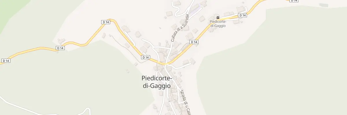 Plan du 5025 Place Benedetti à Piedicorte-di-Gaggio