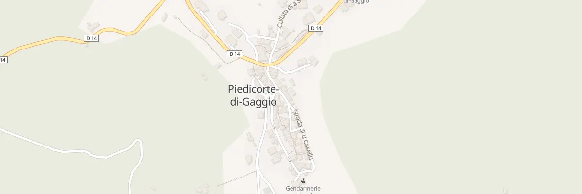 Plan du 5043 Piazzetta à Piedicorte-di-Gaggio