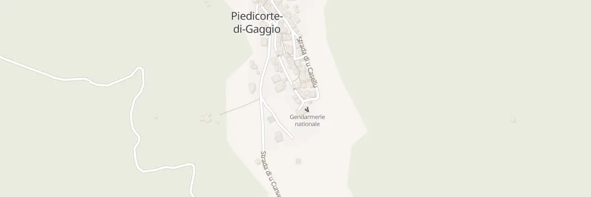 Plan du 5092 Pianottolo à Piedicorte-di-Gaggio