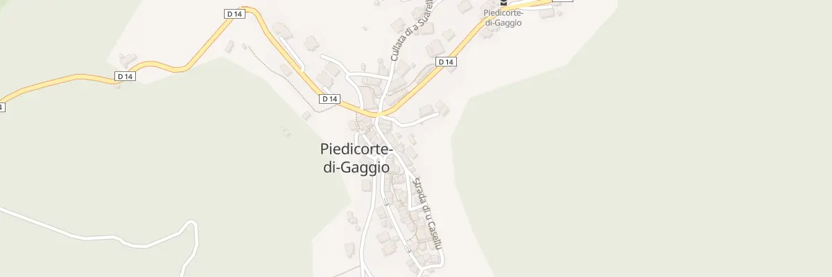 Plan du 5041 Santa Croce à Piedicorte-di-Gaggio