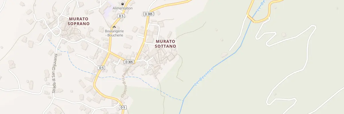 Plan du 5151 Murato Sottano à Murato