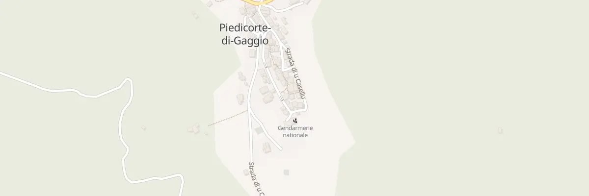 Plan du 5086 Casello à Piedicorte-di-Gaggio