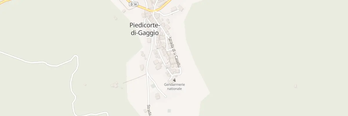 Plan du 5081 Casello à Piedicorte-di-Gaggio