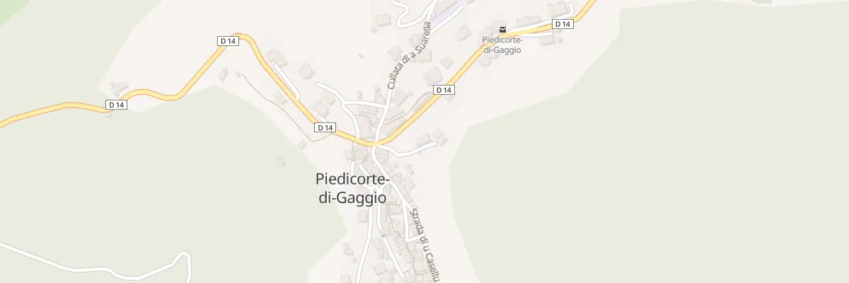 Plan du 5034 Santa Croce à Piedicorte-di-Gaggio