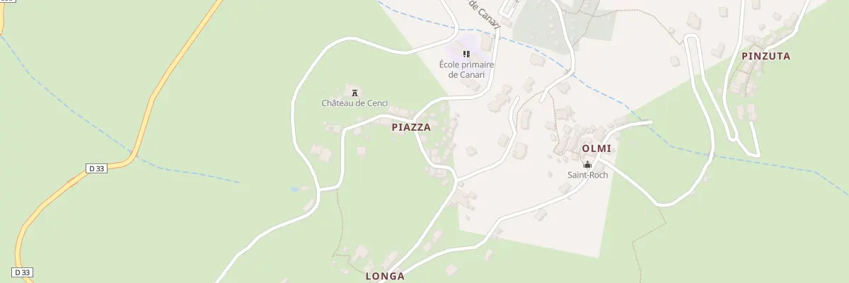 Plan du 45 Ham Piazza à Canari