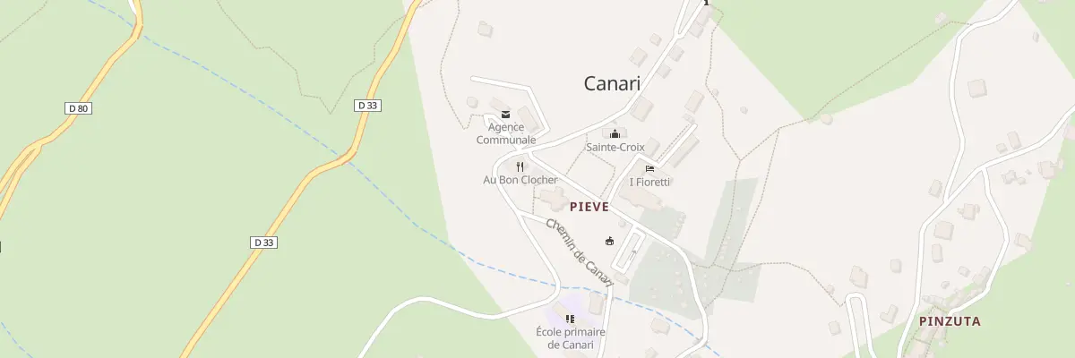 Plan du 9 Ham Pieve à Canari