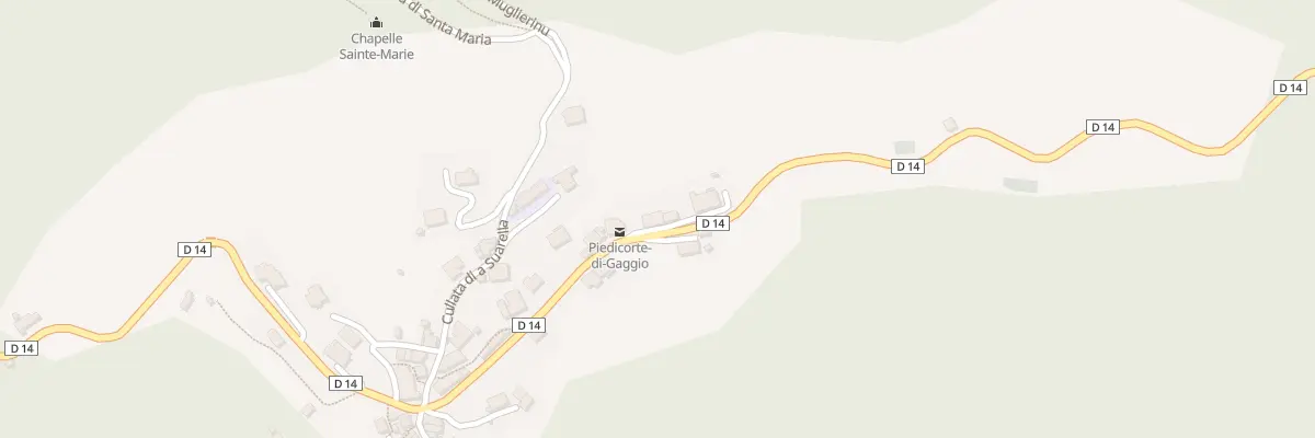 Plan du 5005 Poggio à Piedicorte-di-Gaggio