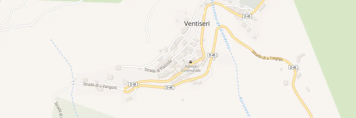 Plan du 5049 Radica à Ventiseri