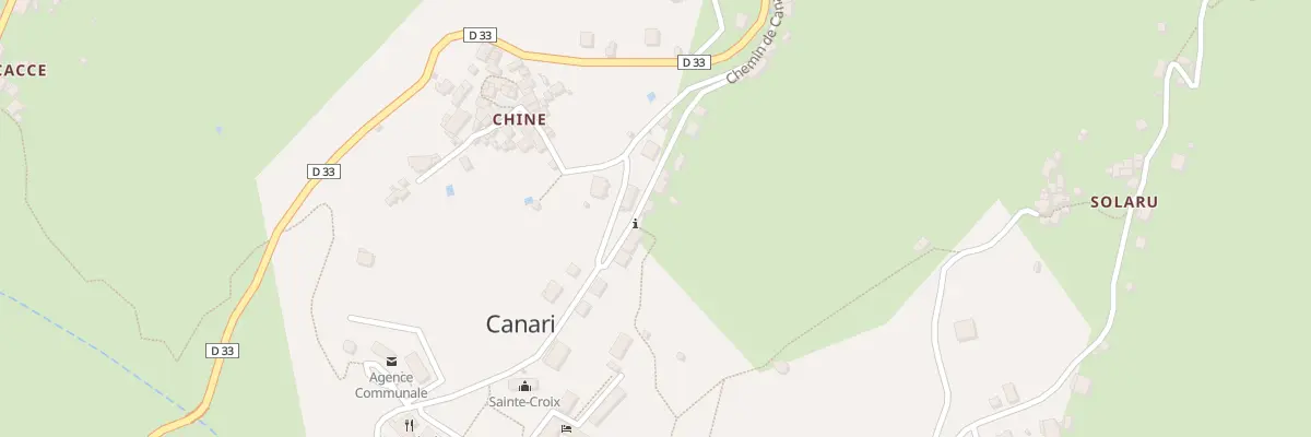 Plan du 172 Sopra La Fabrica à Canari
