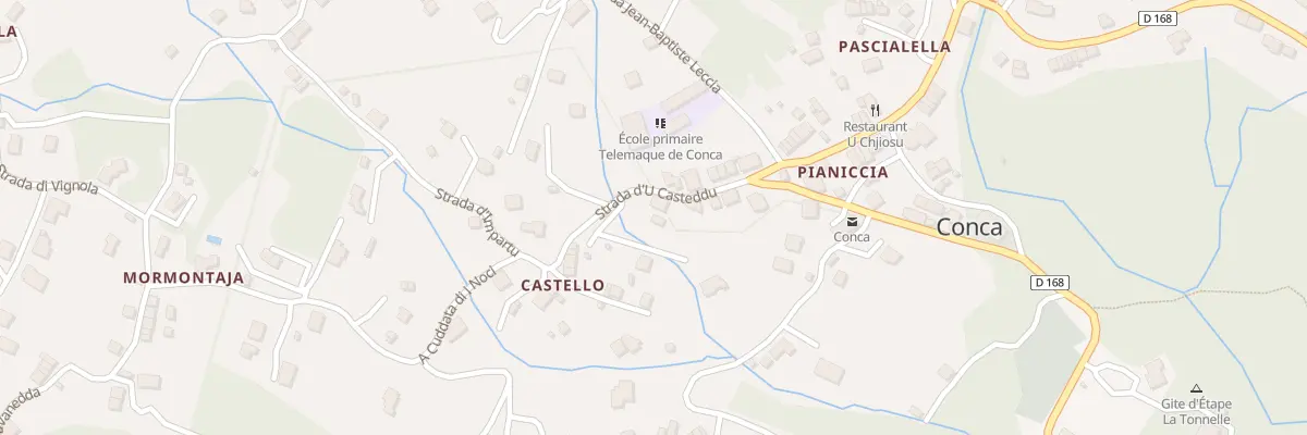 Plan du 5579 Pianori à Conca
