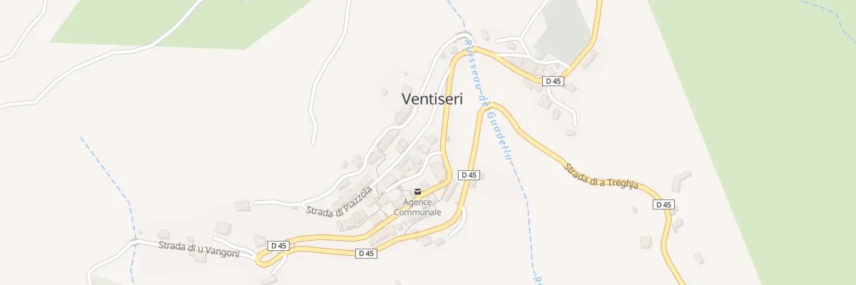 Plan du 5020 Pero à Ventiseri