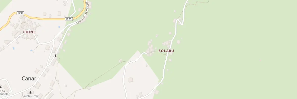 Plan du 16 Ham Solaro à Canari