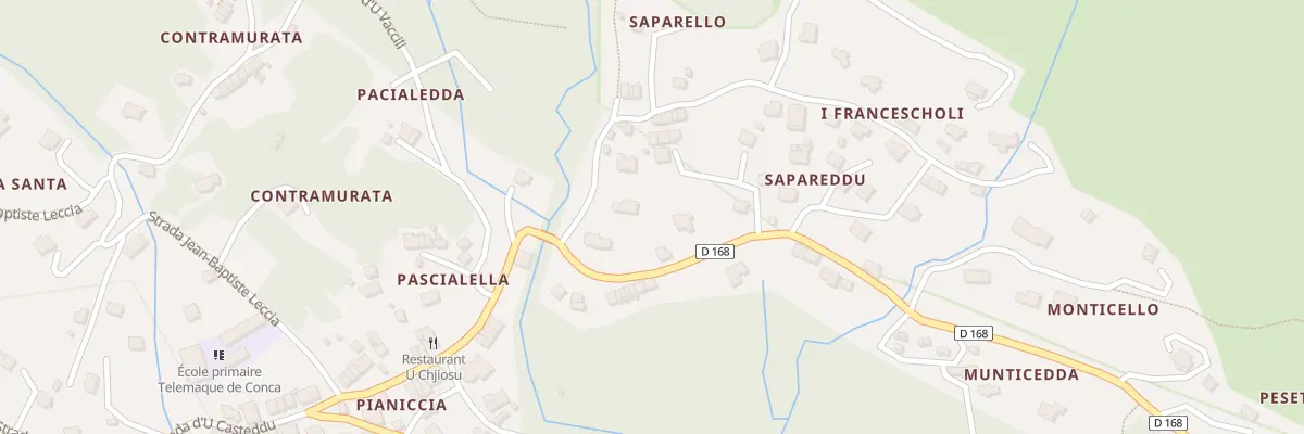 Plan du 455F Saparello à Conca