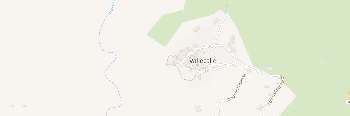 Plan du 5016A Vallecalle à Vallecalle