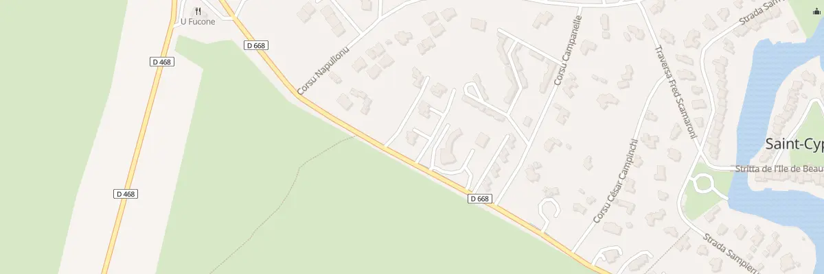 Plan du 242 San Cipriano à Lecci