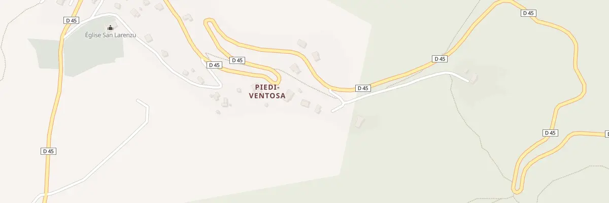 Plan du 5187 Piedi Ventosa à Serra-di-Fiumorbo