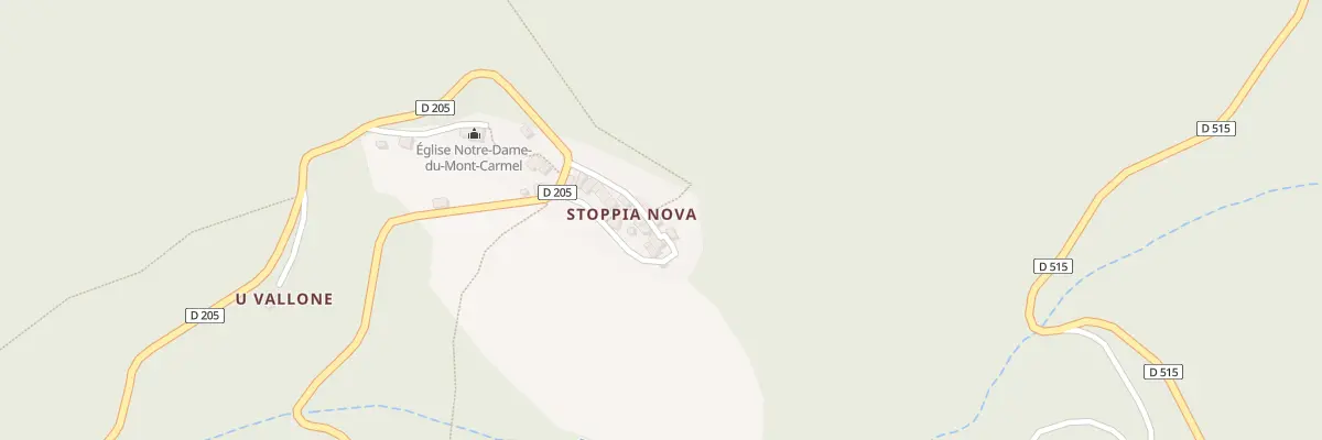 Plan du 42 Qua Carrughju Ombria à Quercitello