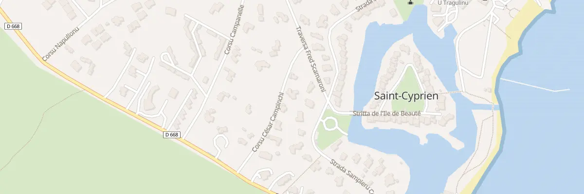 Plan du 5240 San Cipriano à Lecci