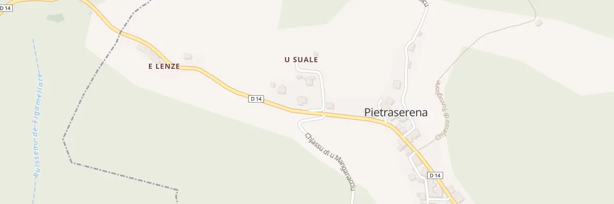 Plan du 5153 Suale à Pietraserena