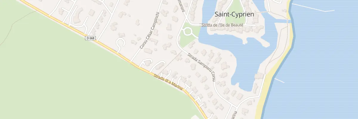 Plan du 5370 San Cipriano à Lecci