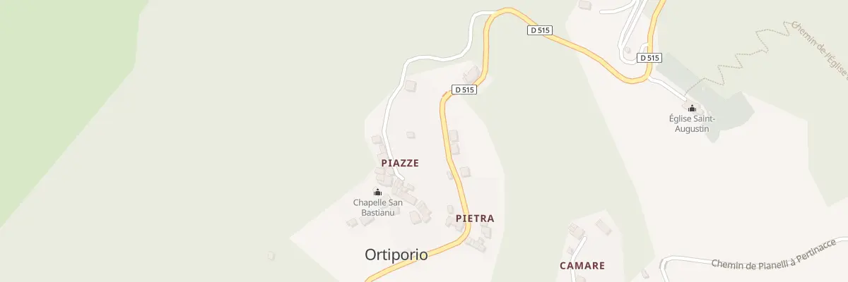 Plan du 917 Valle à Ortiporio