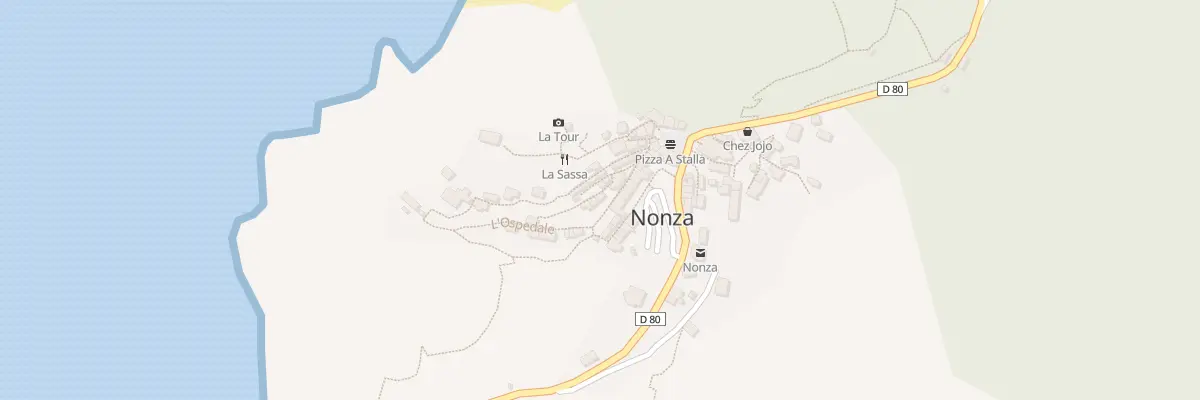 Plan du 5022 Portello Vecchio à Nonza