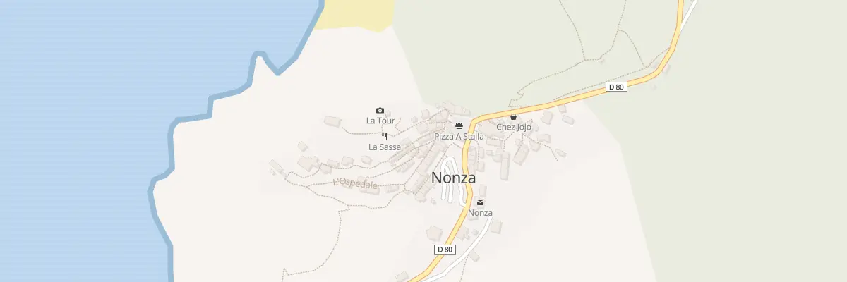 Plan du 5015 Caruju Di Mezzo à Nonza