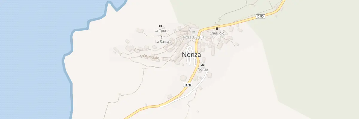 Plan du 5052 Fosso à Nonza