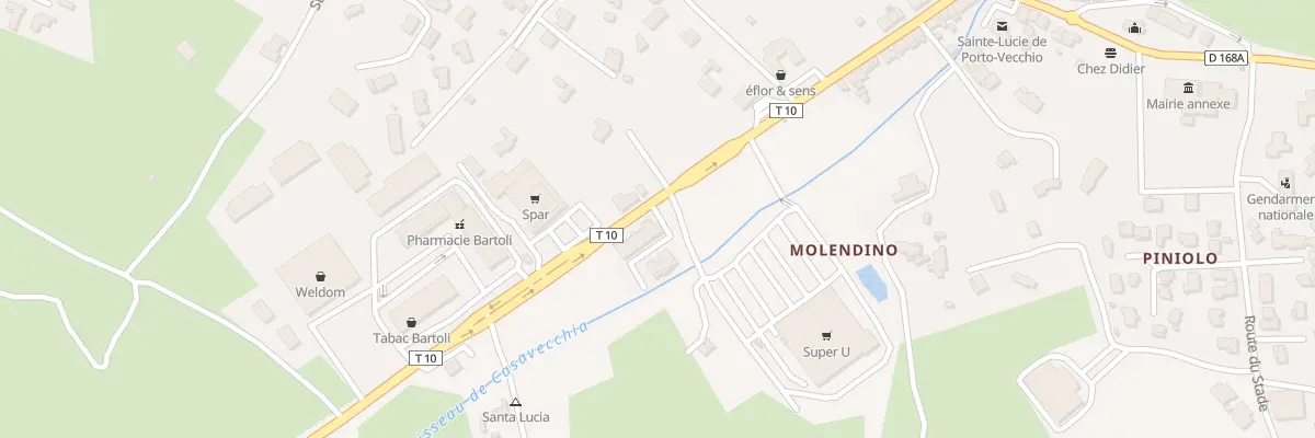 Plan du 153 Molendino à Zonza
