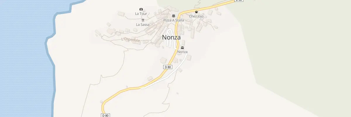 Plan du 5055 Corso à Nonza