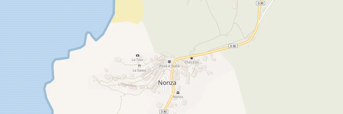 Plan du 5046 Piazza à Nonza