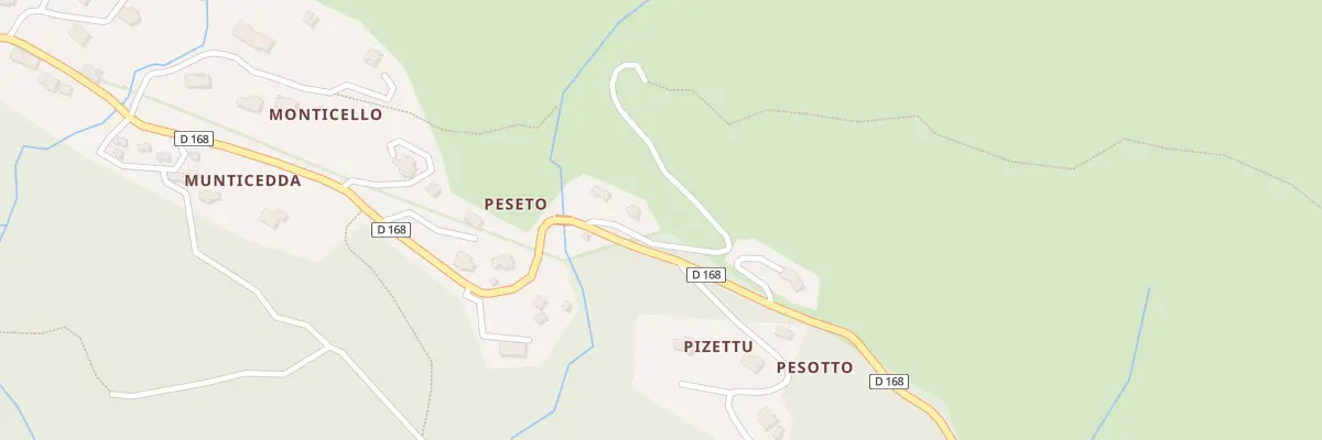 Plan du 5002 Peseto à Conca