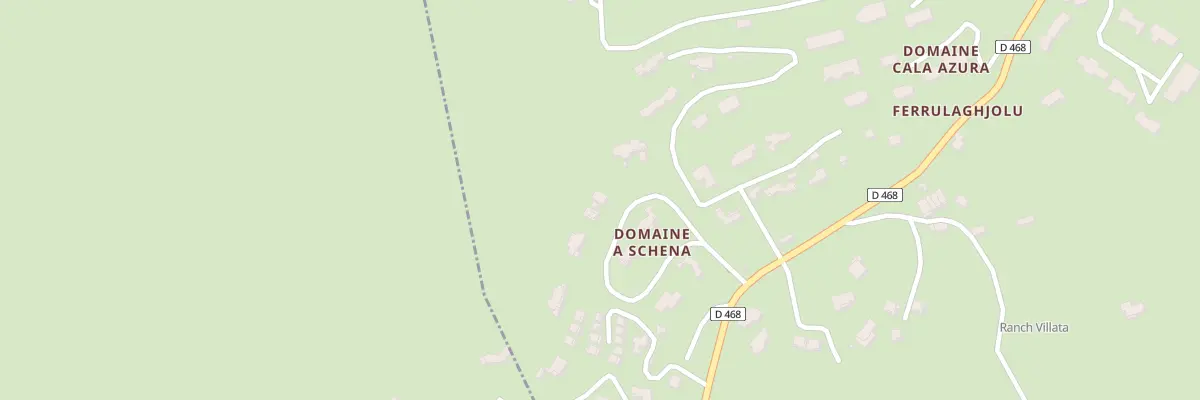 Plan du 7 Schena à Zonza