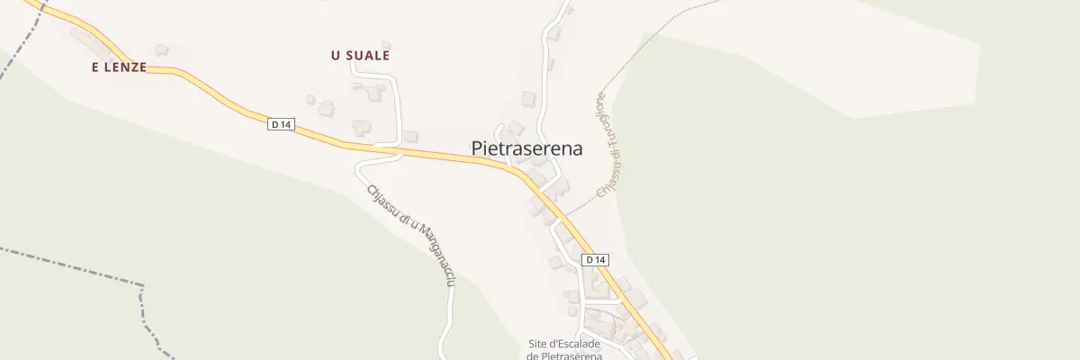 Plan du 5160 Pietraserena à Pietraserena