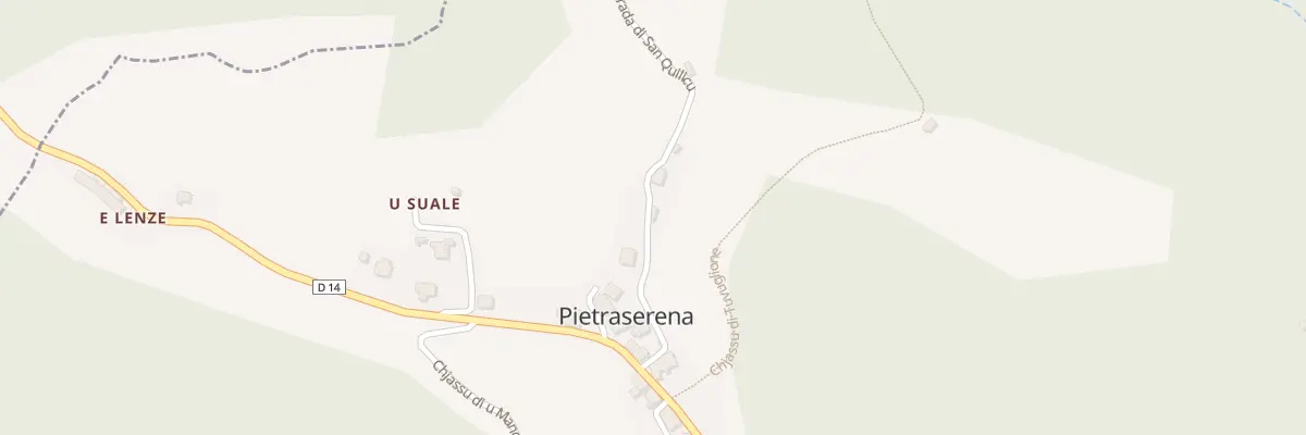 Plan du 5152 Minicaccia à Pietraserena