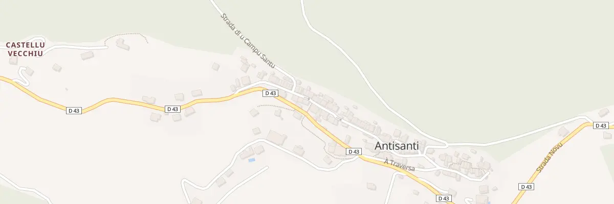 Plan du 140 Rue Carrughju Principale à Antisanti