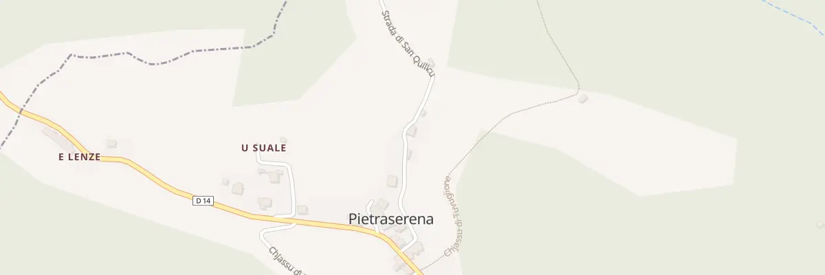Plan du 166 Rte Strada Di San Quilicu à Pietraserena