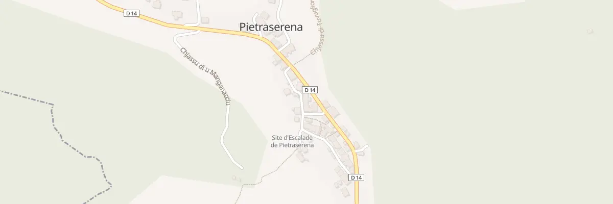 Plan du 5025 Pietraserena à Pietraserena