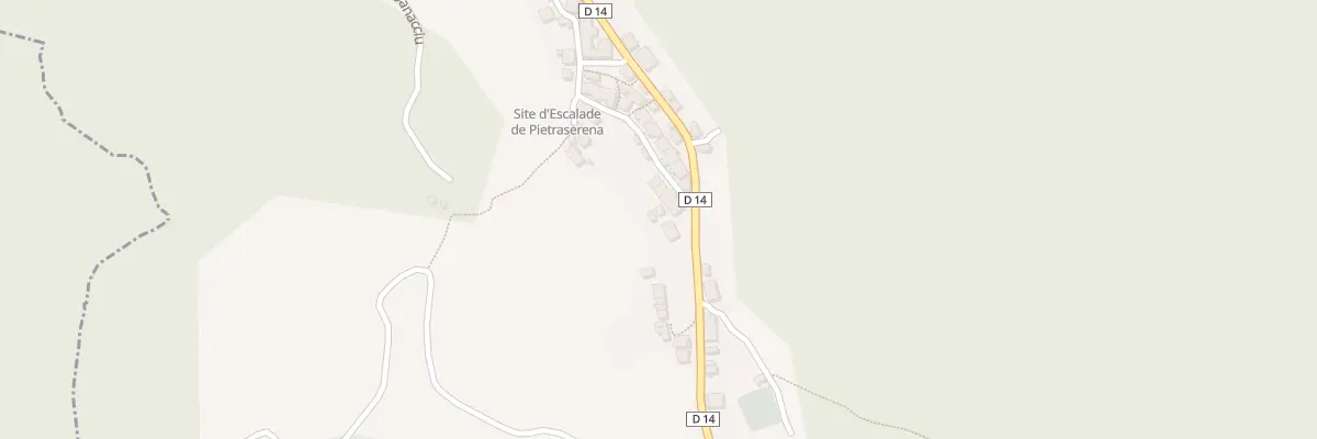 Plan du 5055 Crocie à Pietraserena