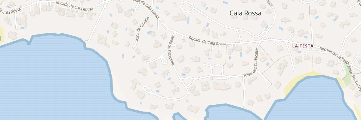 Plan du 5191A Cala Rossa à Lecci