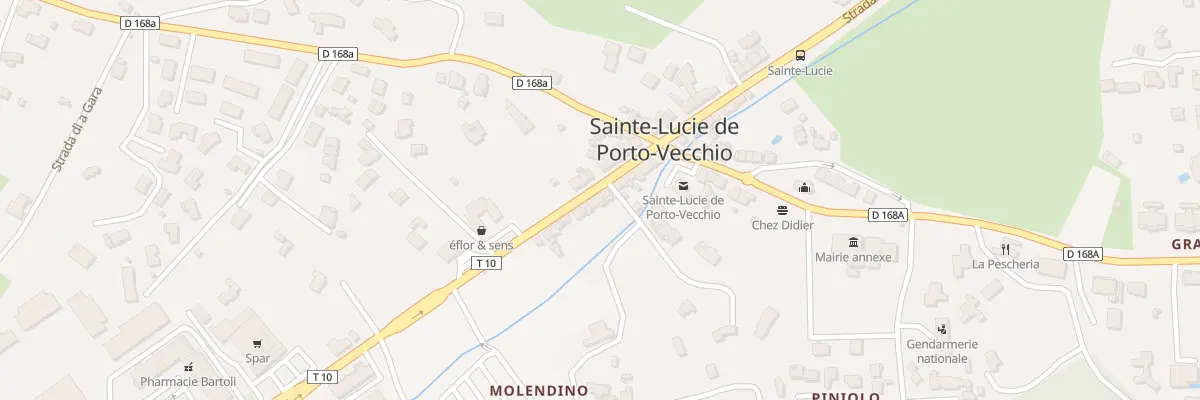 Plan du 5302 Sainte Lucie de Porto Vecc à Zonza