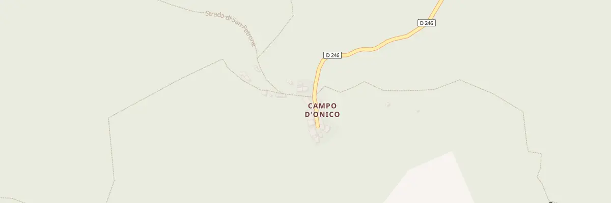 Plan du 5045 Campo d’Onico à Pie-d’Orezza