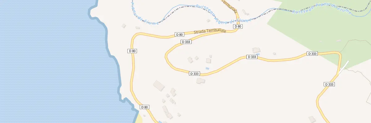 Plan du 5145A Pescatojo à Farinole