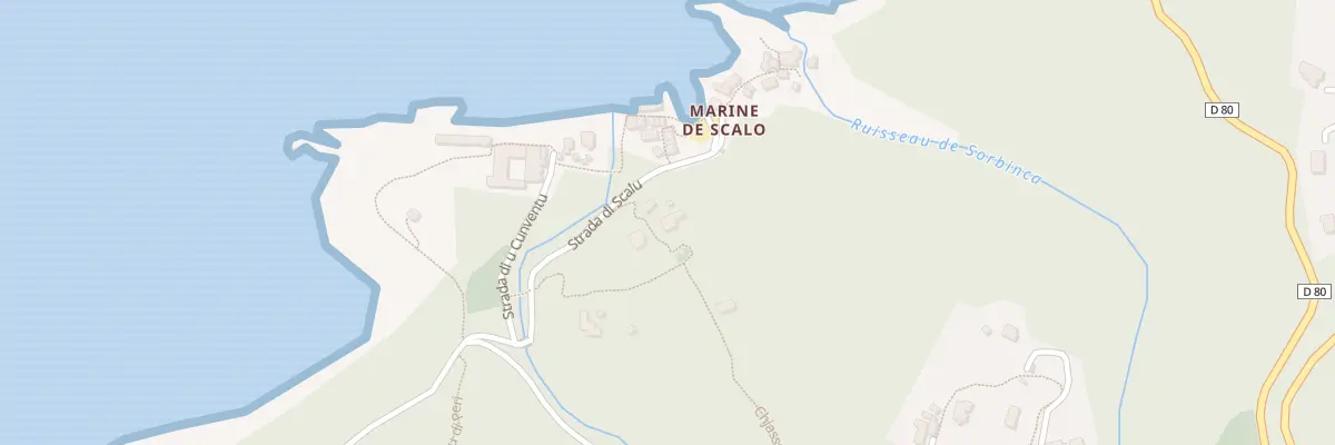 Plan du 364 Che Chjassu Di A Marina à Pino