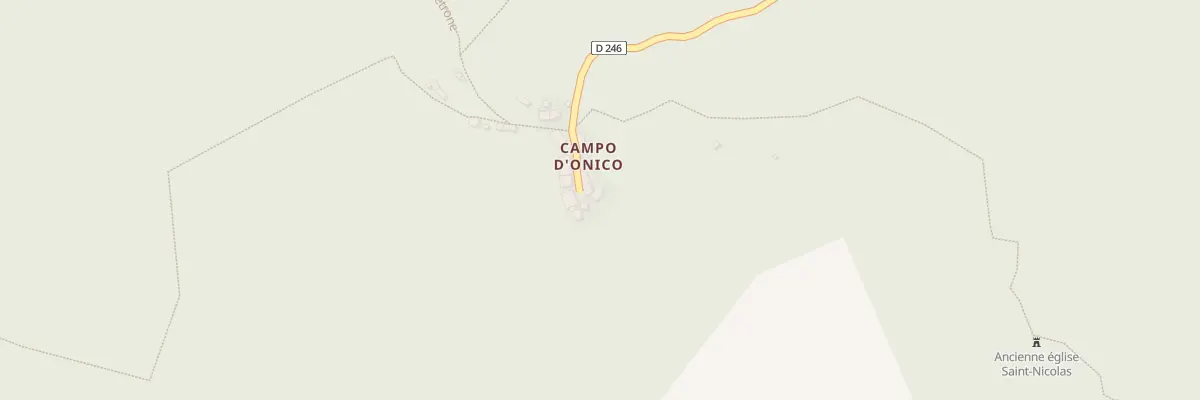 Plan du 318 Campo d’Onico à Pie-d’Orezza