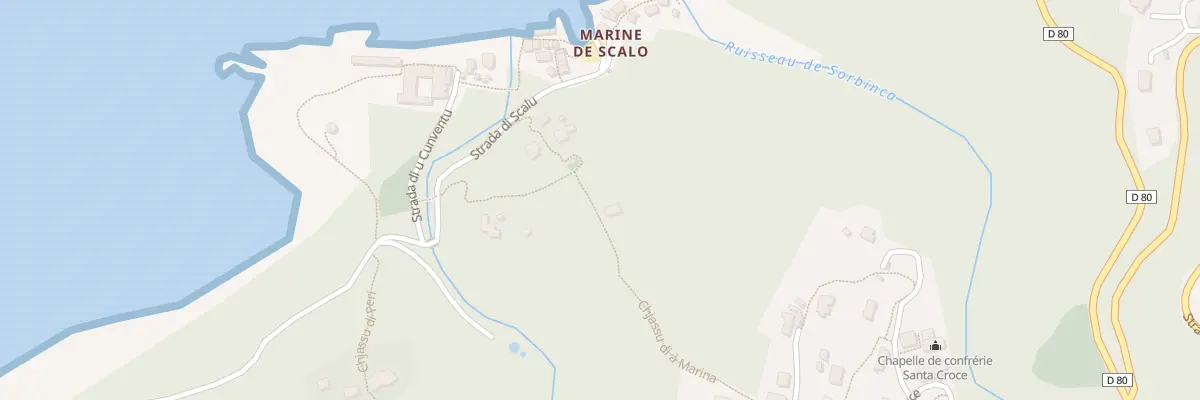 Plan du 270 Che Chjassu Di A Marina à Pino