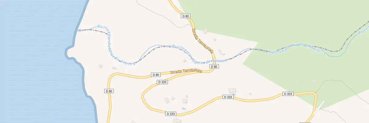 Plan du 141 Pescatojo à Farinole