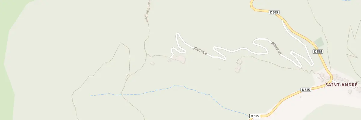 Plan du 5053 Noue Piane à Crocicchia