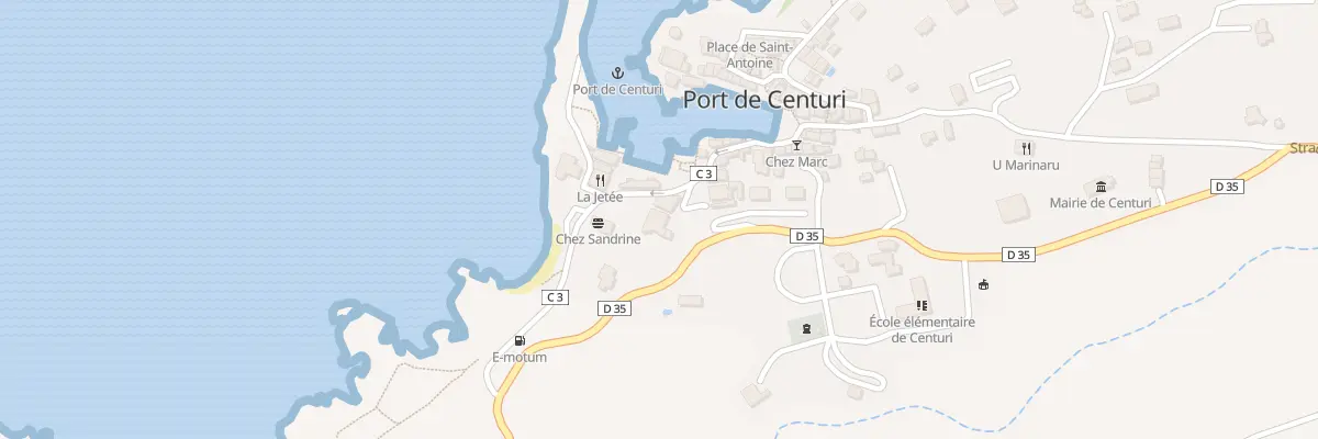 Plan du 7 Qua U Portu à Centuri