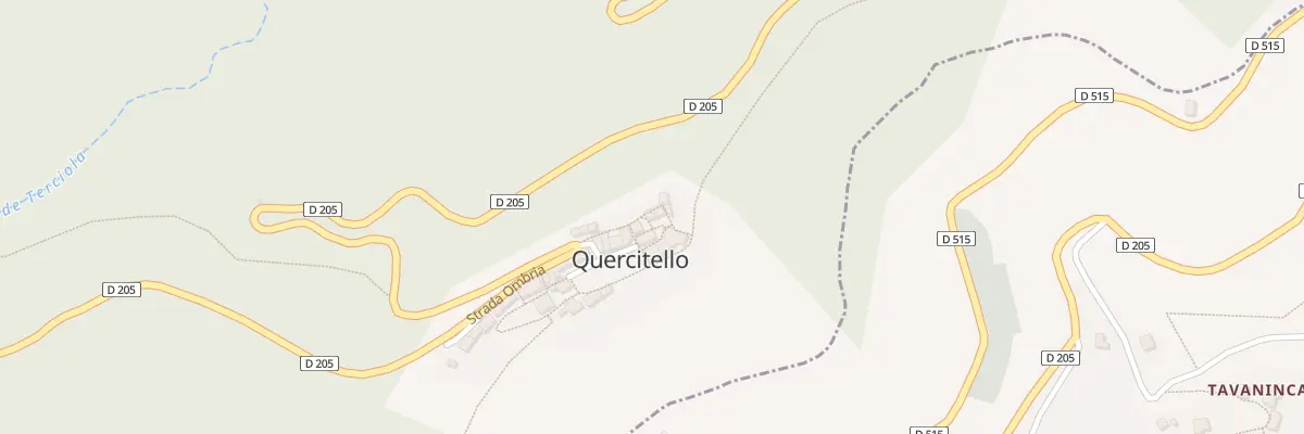 Plan du 5005 Quercitello à Quercitello